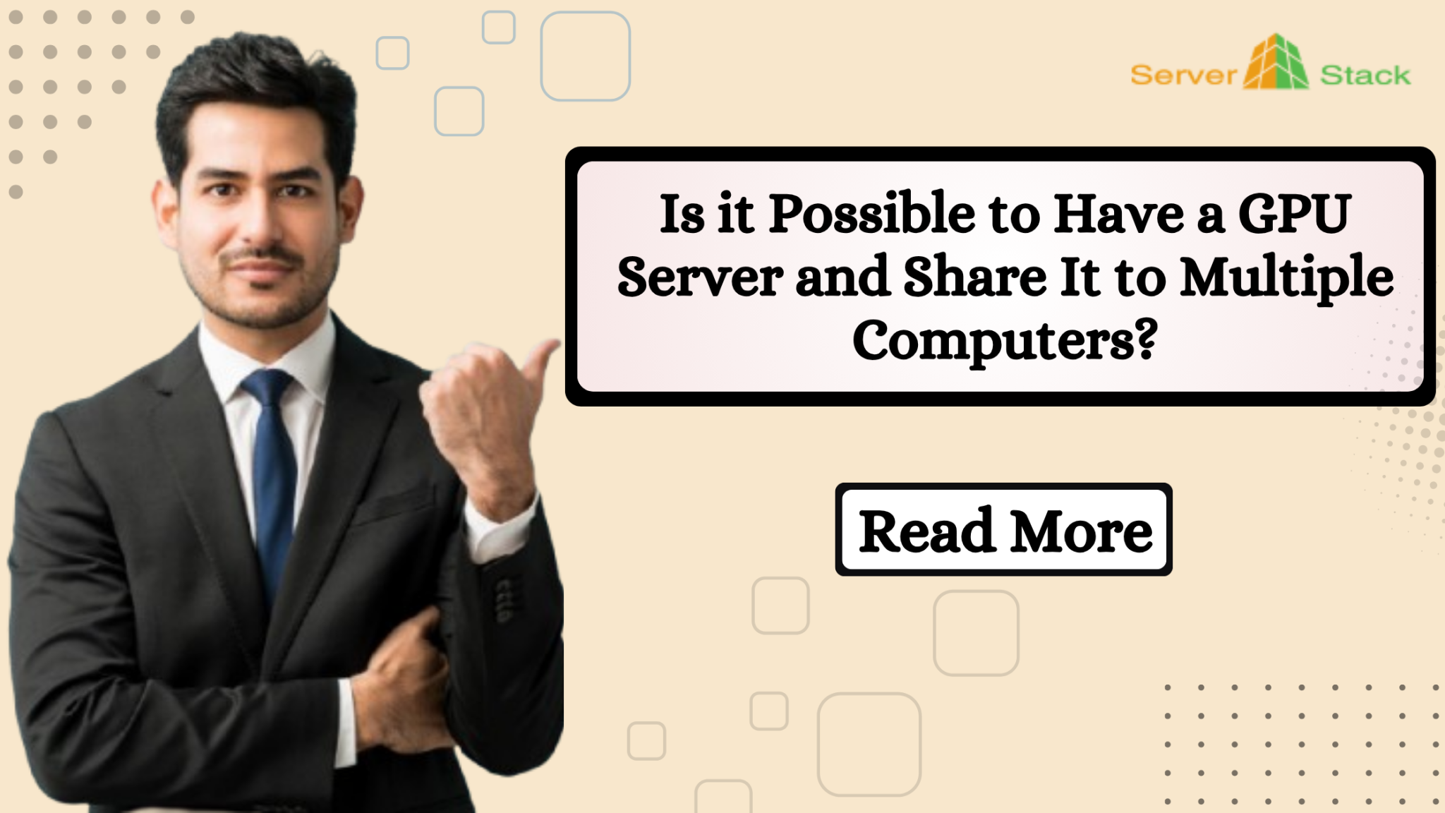 Is it Possible to Have a GPU Server and Share It to Multiple Computers?