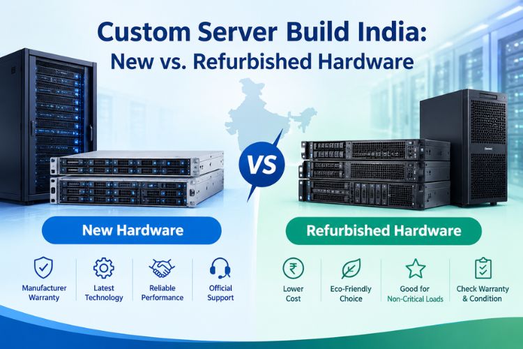 Custom Server Build India New vs. Refurbished Hardware